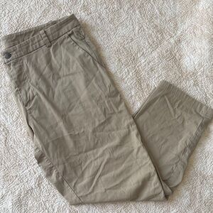 Lululemon Beige Buttoned Trousers